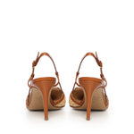 Décolleté slingback Vlogo Signature in rafia 8W2S0R01 THQDAD VALENTINO GARAVANI 