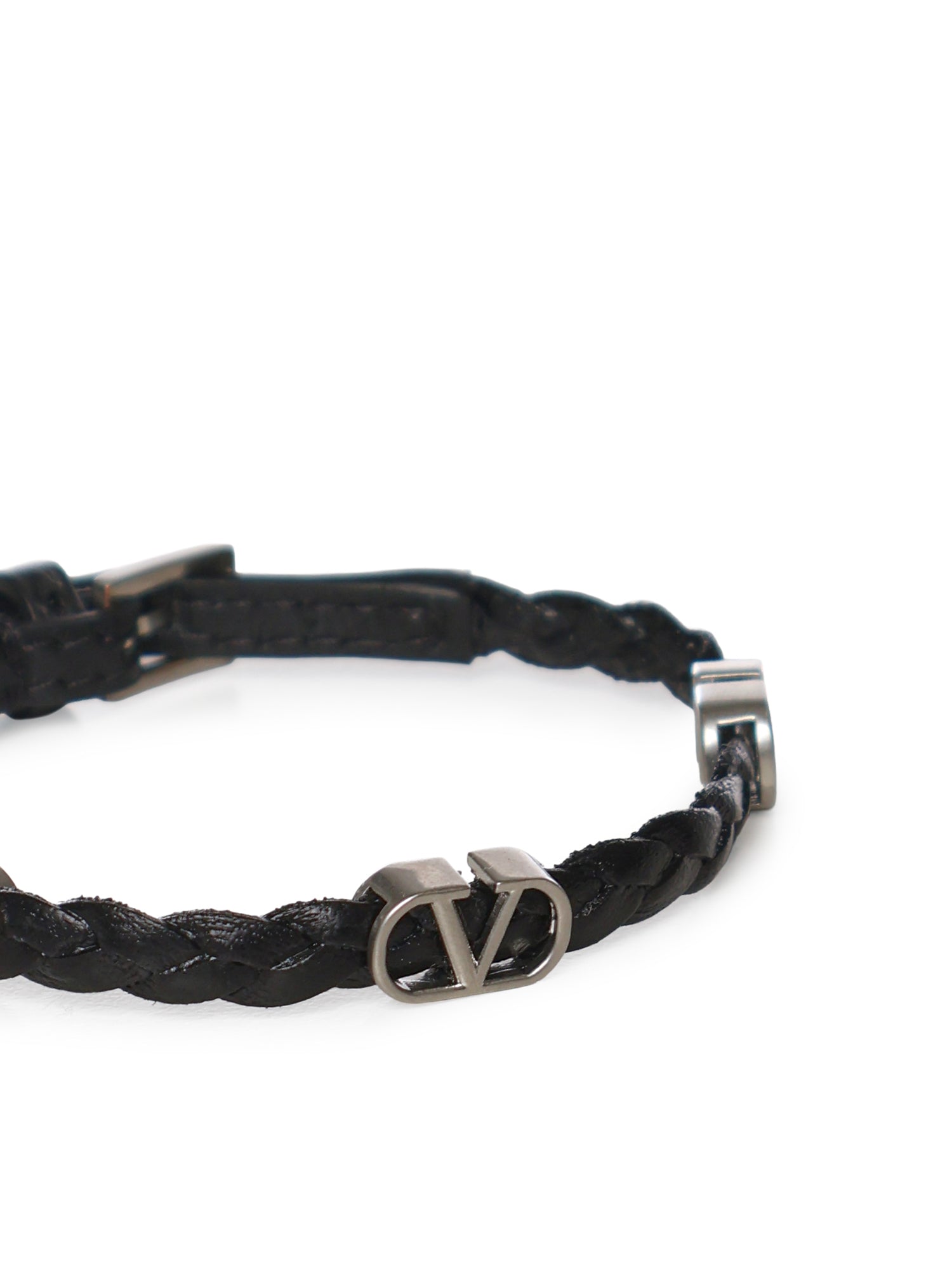 Bracciale Vlogo Signature in vitello intrecciato 8Y2J0X71 QGP0NO VALENTINO GARAVANI 