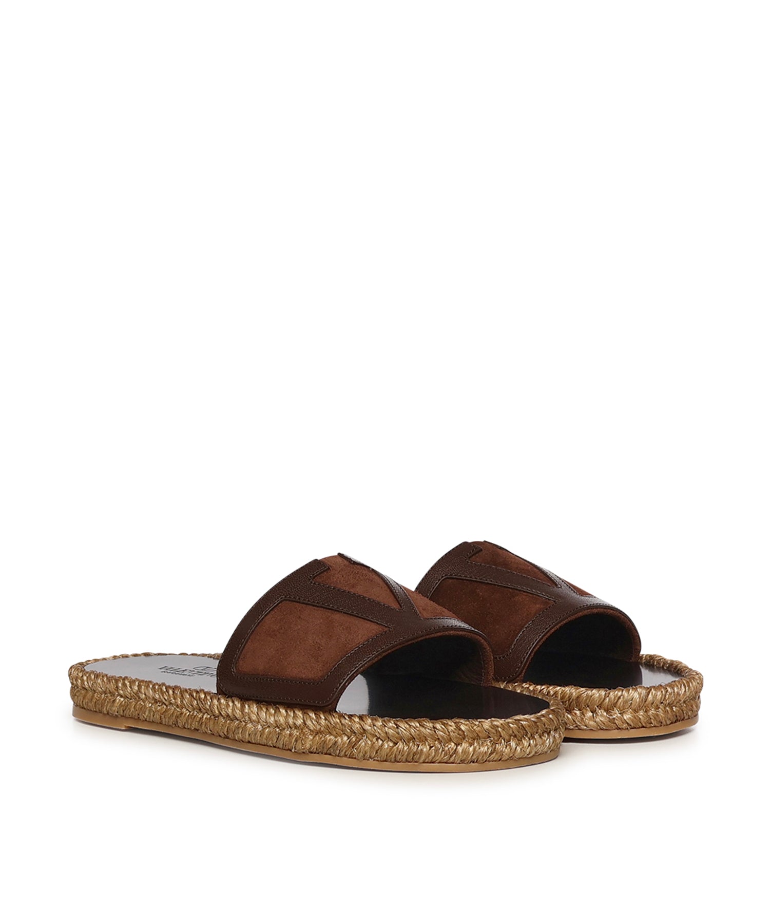 Sandalo slide in suede 8Y2S0M52 GNY7N9 VALENTINO GARAVANI 