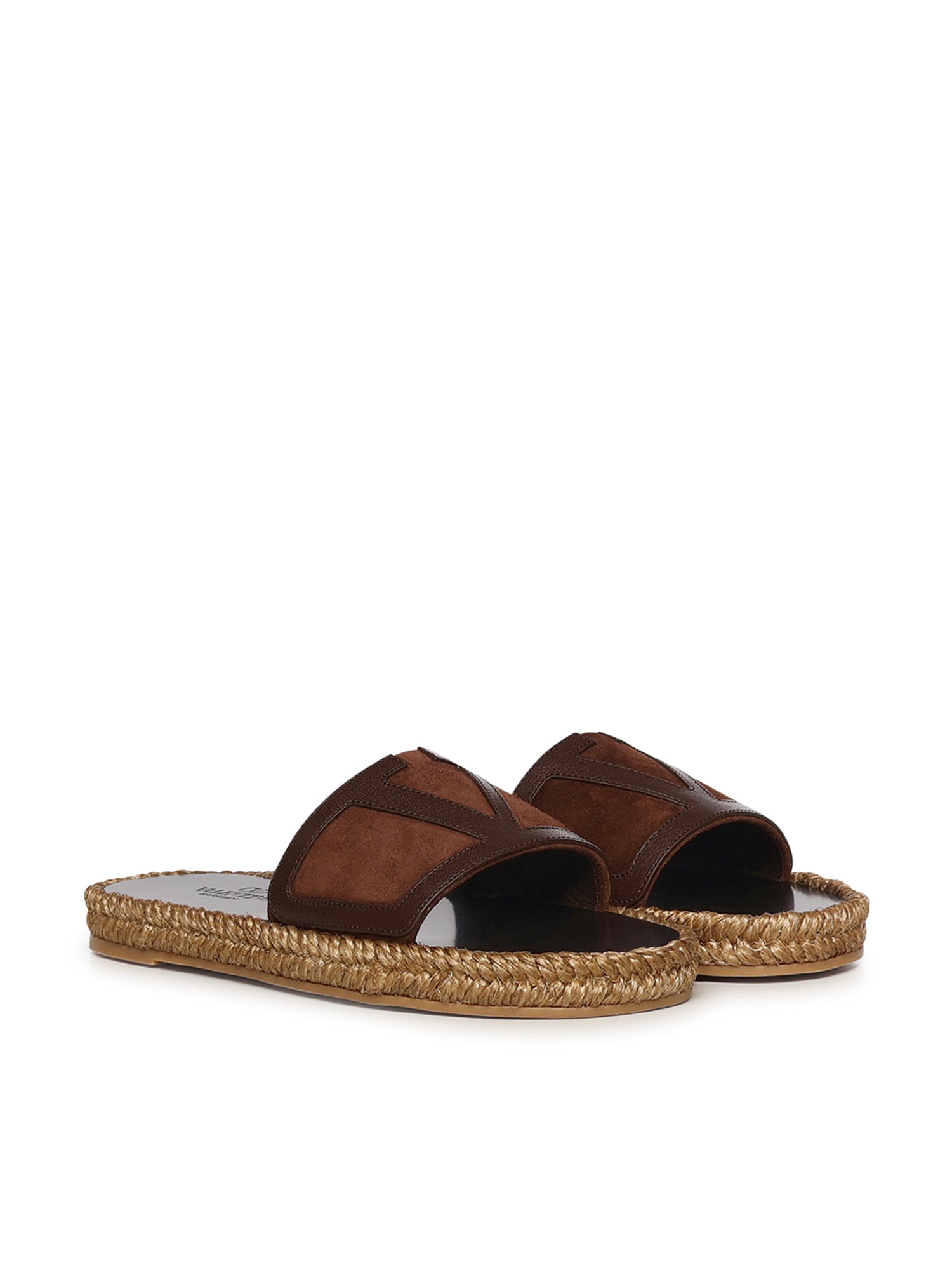 Sandalo slide in suede 8Y2S0M52 GNY7N9 VALENTINO GARAVANI 