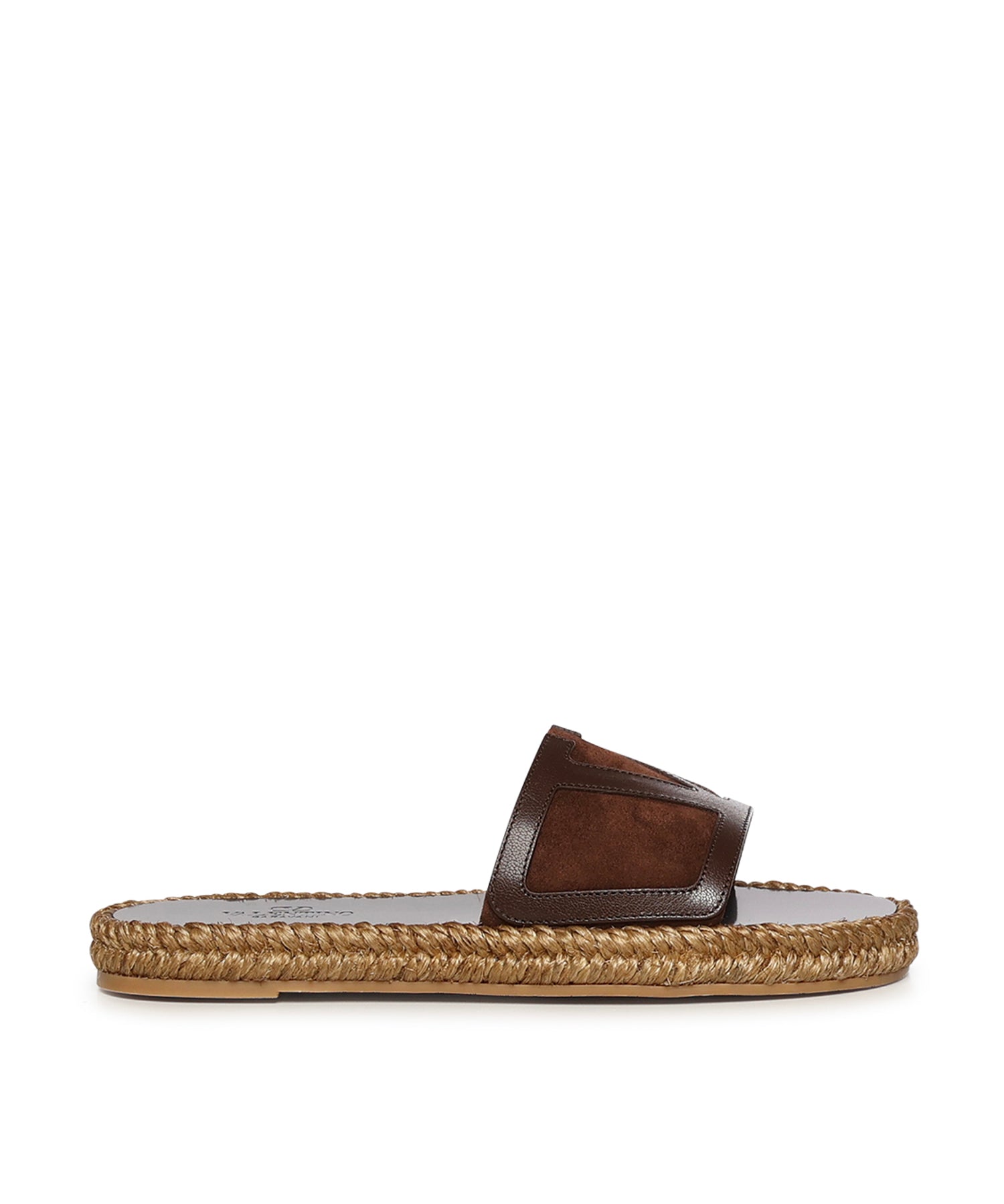 Sandalo slide in suede 8Y2S0M52 GNY7N9 VALENTINO GARAVANI 