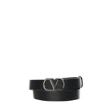 Cintura Vlogo Signature in vitello 8Y2T0SM3 BQT0NO VALENTINO GARAVANI 