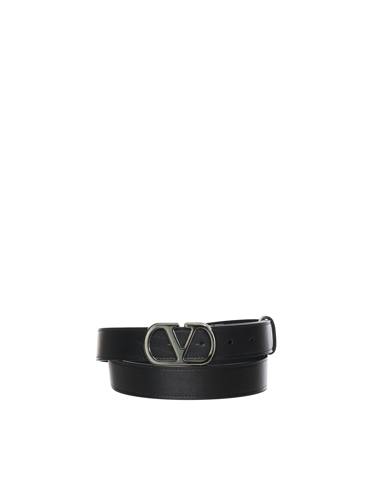 Cintura Vlogo Signature in vitello 8Y2T0SM3 BQT0NO VALENTINO GARAVANI 