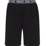Bermuda in jersey di cotone con logo 80GADT16 CF01T899 VERSACE JEANS COUTURE 