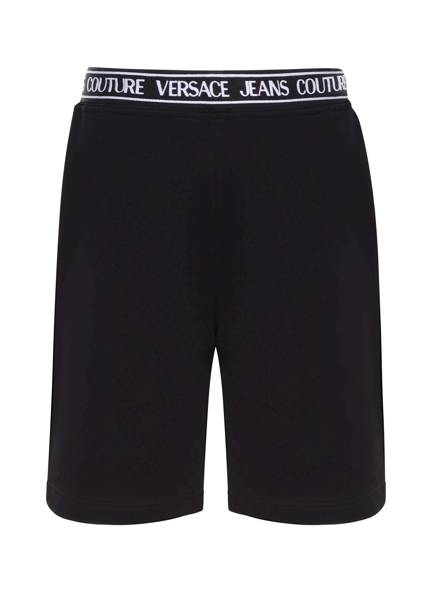 Bermuda in jersey di cotone con logo 80GADT16 CF01T899 VERSACE JEANS COUTURE 