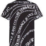 T-shirt in jersey di cotone con stampa 80GAH6R0 JS555L01 VERSACE JEANS COUTURE 