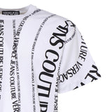T-shirt in jersey di cotone con stampa 80GAH6R0 JS555L02 VERSACE JEANS COUTURE 