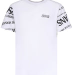 T-shirt in jersey di cotone con stampa 80GAH6R1 JS555L02 VERSACE JEANS COUTURE 