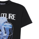 T-shirt in jersey di cotone con stampa 80GAHD07 CJ01Z899 VERSACE JEANS COUTURE 