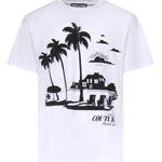 T-shirt in jersey di cotone con stampa 80GAHT11 CJ00T3 VERSACE JEANS COUTURE 