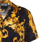 Camicia in twill di viscosa con stampa 80GAL2B0 NS757G89 VERSACE JEANS COUTURE 