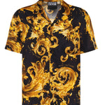 Camicia in twill di viscosa con stampa 80GAL2B0 NS757G89 VERSACE JEANS COUTURE 