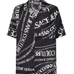 Camicia in twill di viscosa con stampa 80GAL2B0 NS772L01 VERSACE JEANS COUTURE 