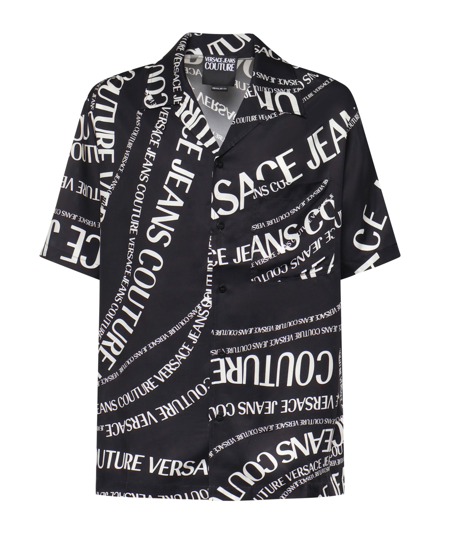 Camicia in twill di viscosa con stampa 80GAL2B0 NS772L01 VERSACE JEANS COUTURE 