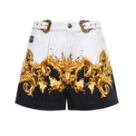 Shorts in cotone con stampa 80HAD55P ES163L54GL2 VERSACE JEANS COUTURE 