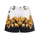 Shorts in cotone con stampa 80HAD55P ES163L54GL2 VERSACE JEANS COUTURE 