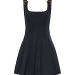 Miniabito in cotone svasato 80HAO909 N0715899 VERSACE JEANS COUTURE 