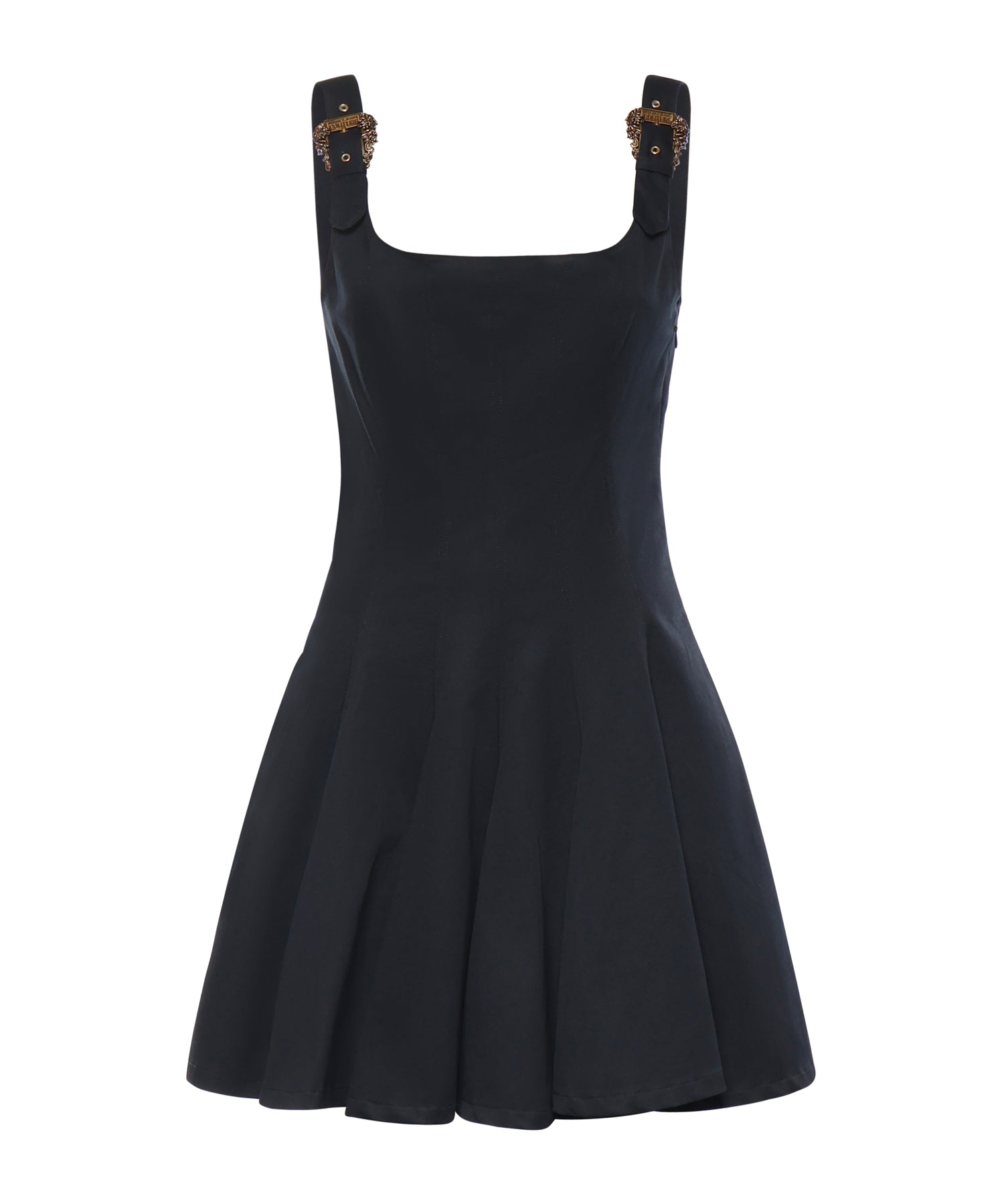 Miniabito in cotone svasato 80HAO909 N0715899 VERSACE JEANS COUTURE 