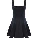 Miniabito in cotone svasato 80HAO909 N0715899 VERSACE JEANS COUTURE 