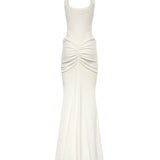 Abito lungo in cotone 80HAO970 J019839 VERSACE JEANS COUTURE 