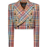 Blazer cropped Cut Off in lana 1401007O W01CDO215 VIVIENNE WESTWOOD 