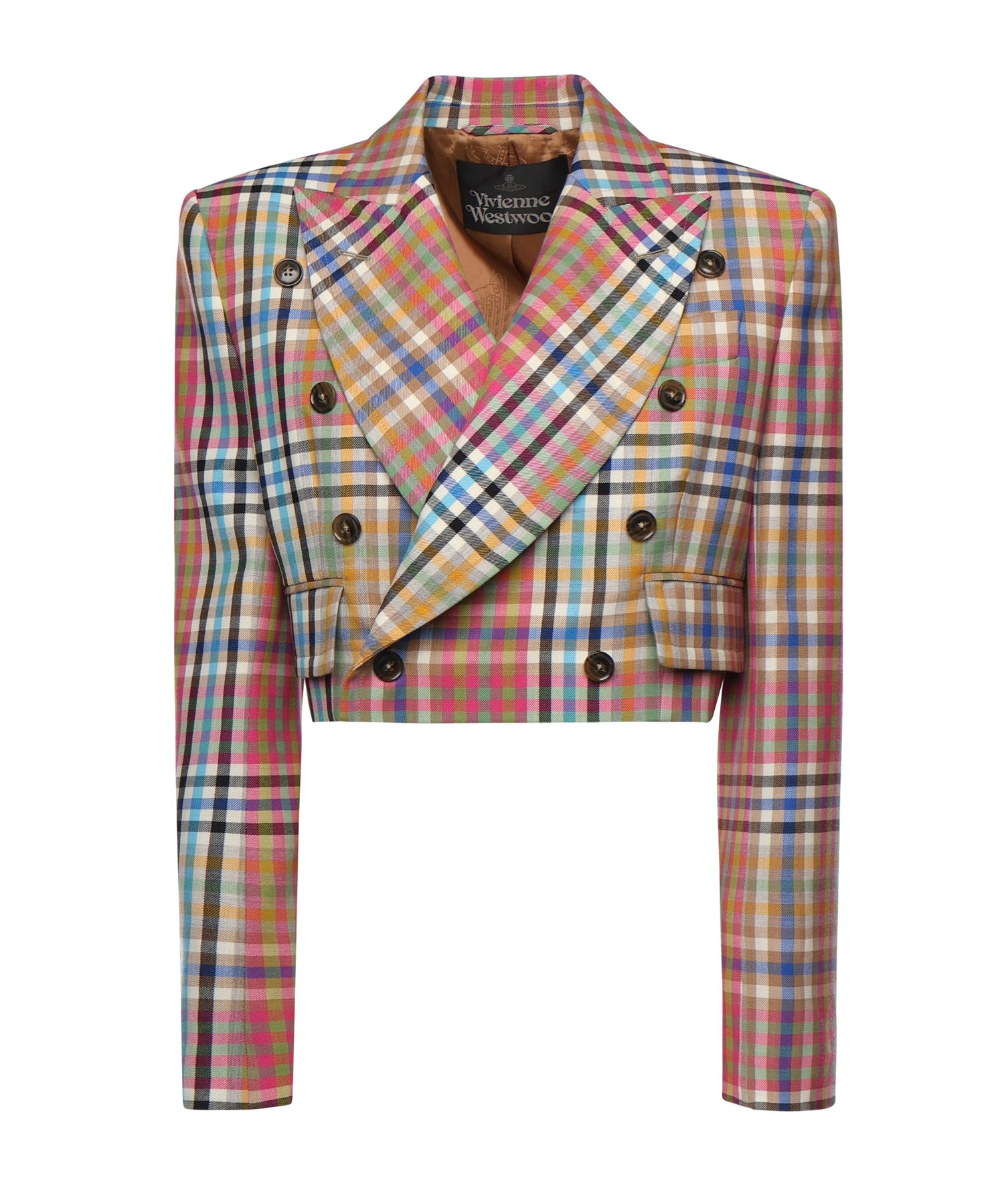 Blazer cropped Cut Off in lana 1401007O W01CDO215 VIVIENNE WESTWOOD 