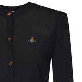 Cardigan Bea con logo 1803002U Y001AN402 VIVIENNE WESTWOOD 