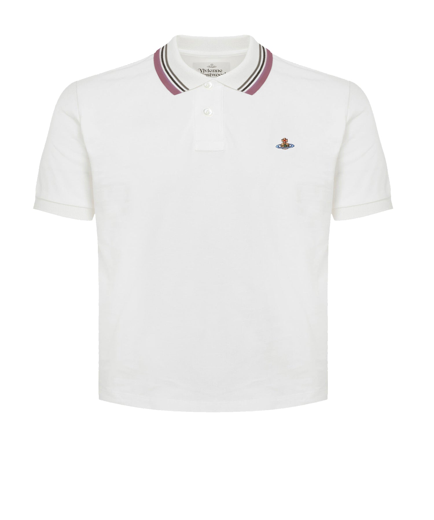 Polo cropped in cotone 1H010004 J00AUA401 VIVIENNE WESTWOOD 