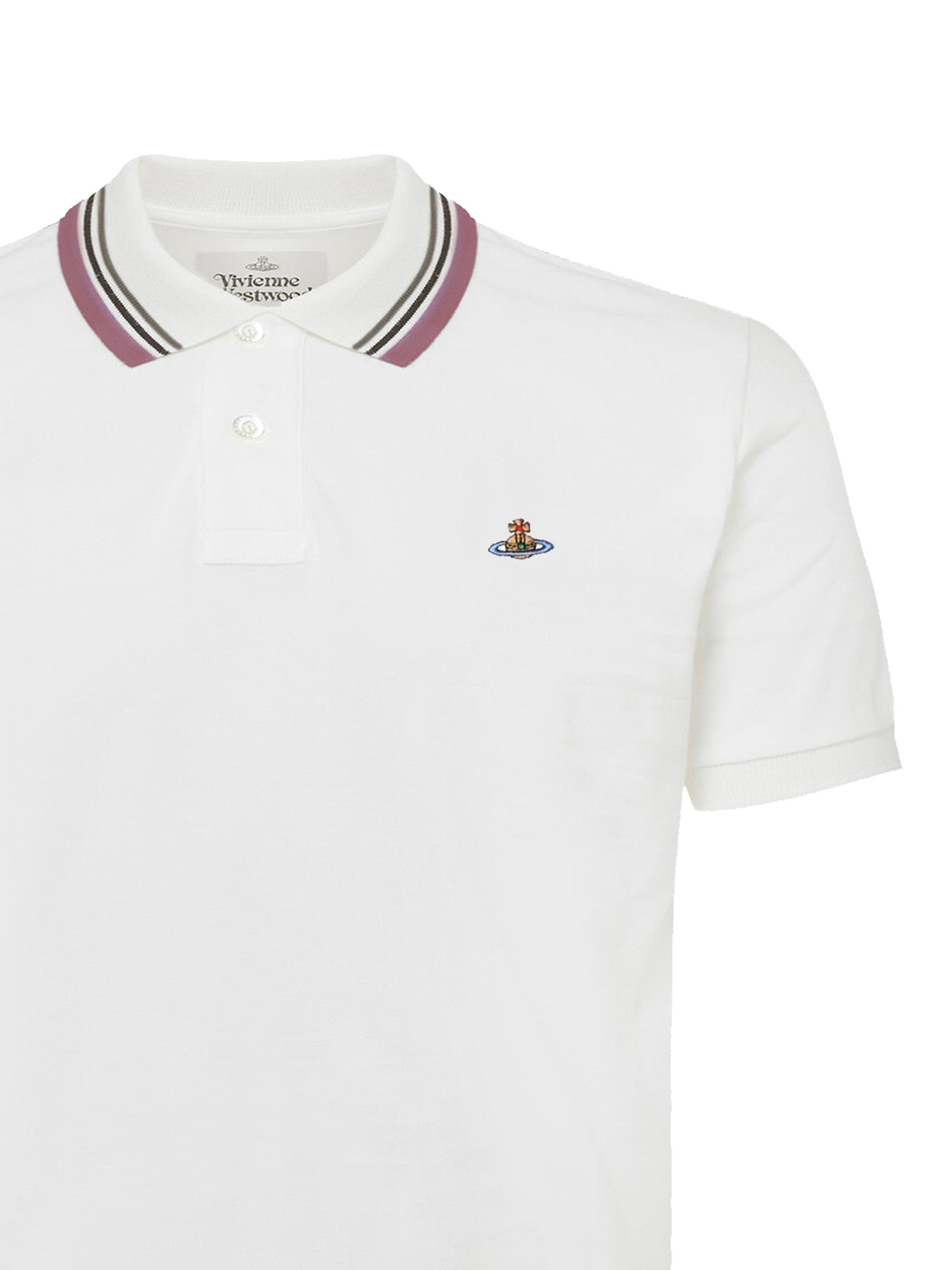 Polo cropped in cotone 1H010004 J00AUA401 VIVIENNE WESTWOOD 