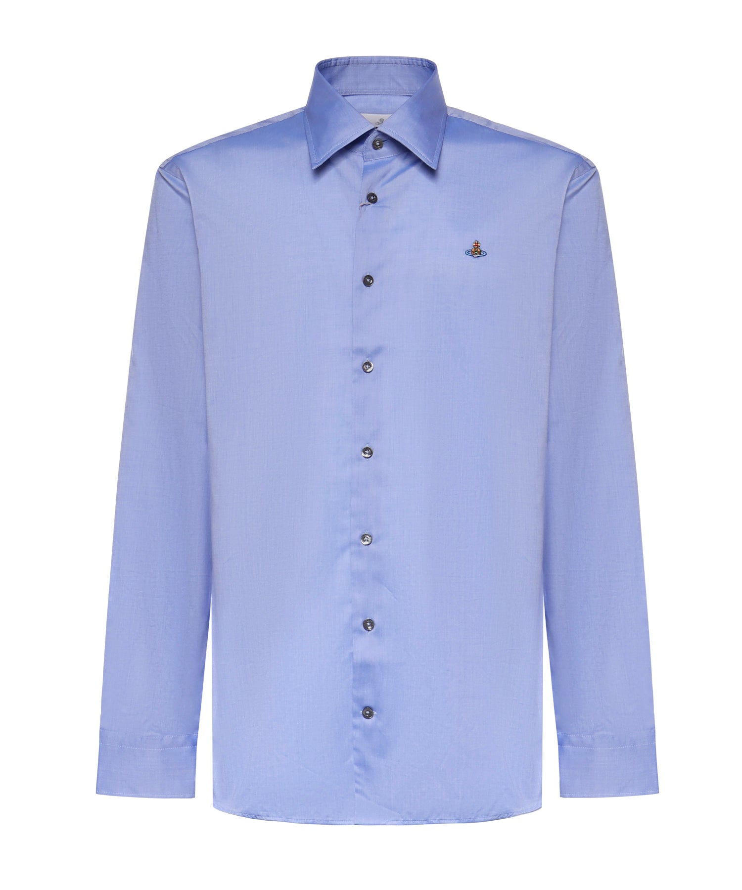 Camicia Ghost in cotone con logo 2401000J W01ESK403 VIVIENNE WESTWOOD 