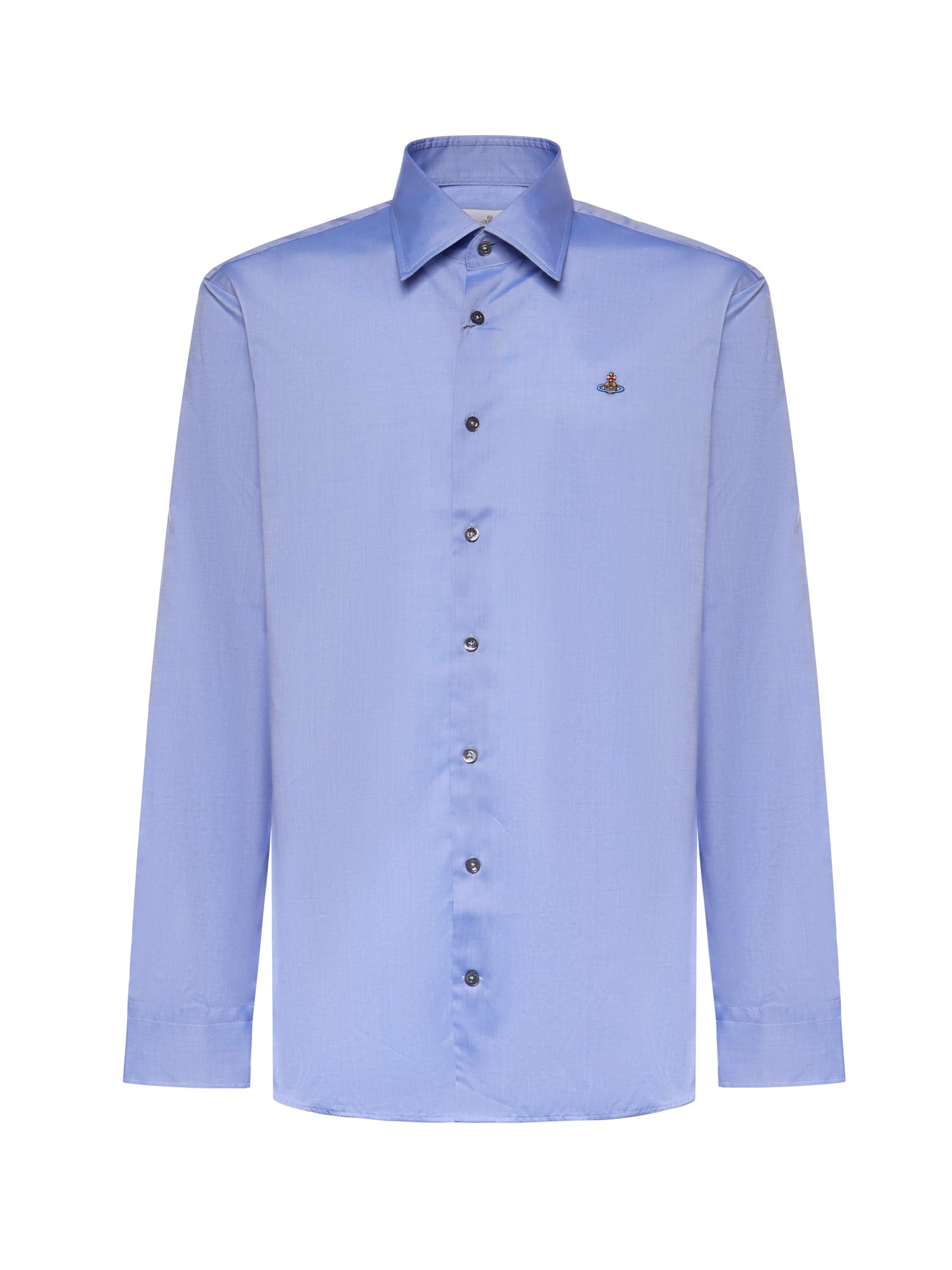 Camicia Ghost in cotone con logo 2401000J W01ESK403 VIVIENNE WESTWOOD 