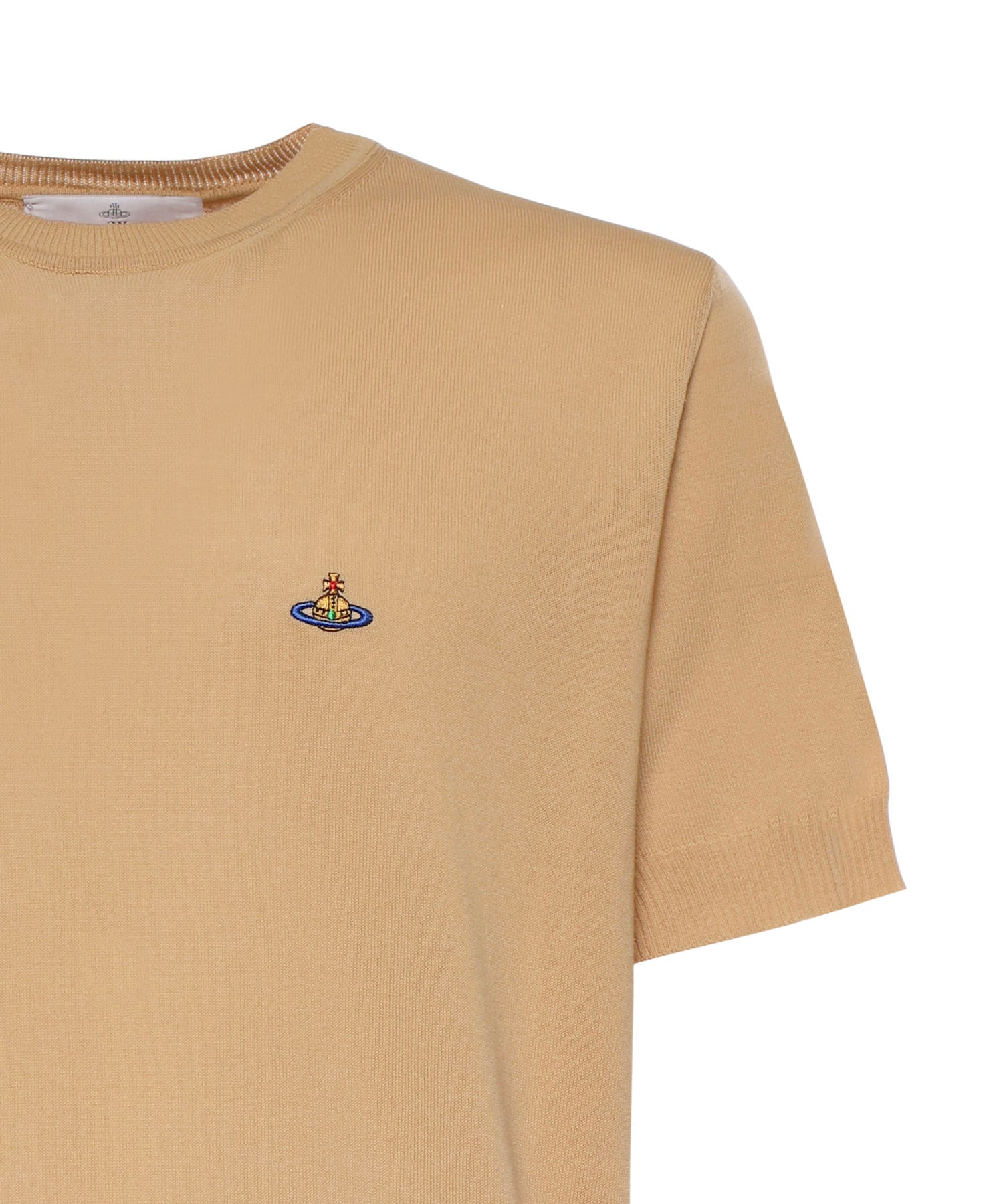 T-shirt Alex in cotone con logo 2701002G Y003FC404 VIVIENNE WESTWOOD 