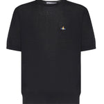 T-shirt Alex in cotone con logo 2701002G Y003FN401 VIVIENNE WESTWOOD 