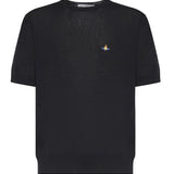 T-shirt Alex in cotone con logo 2701002G Y003FN401 VIVIENNE WESTWOOD 