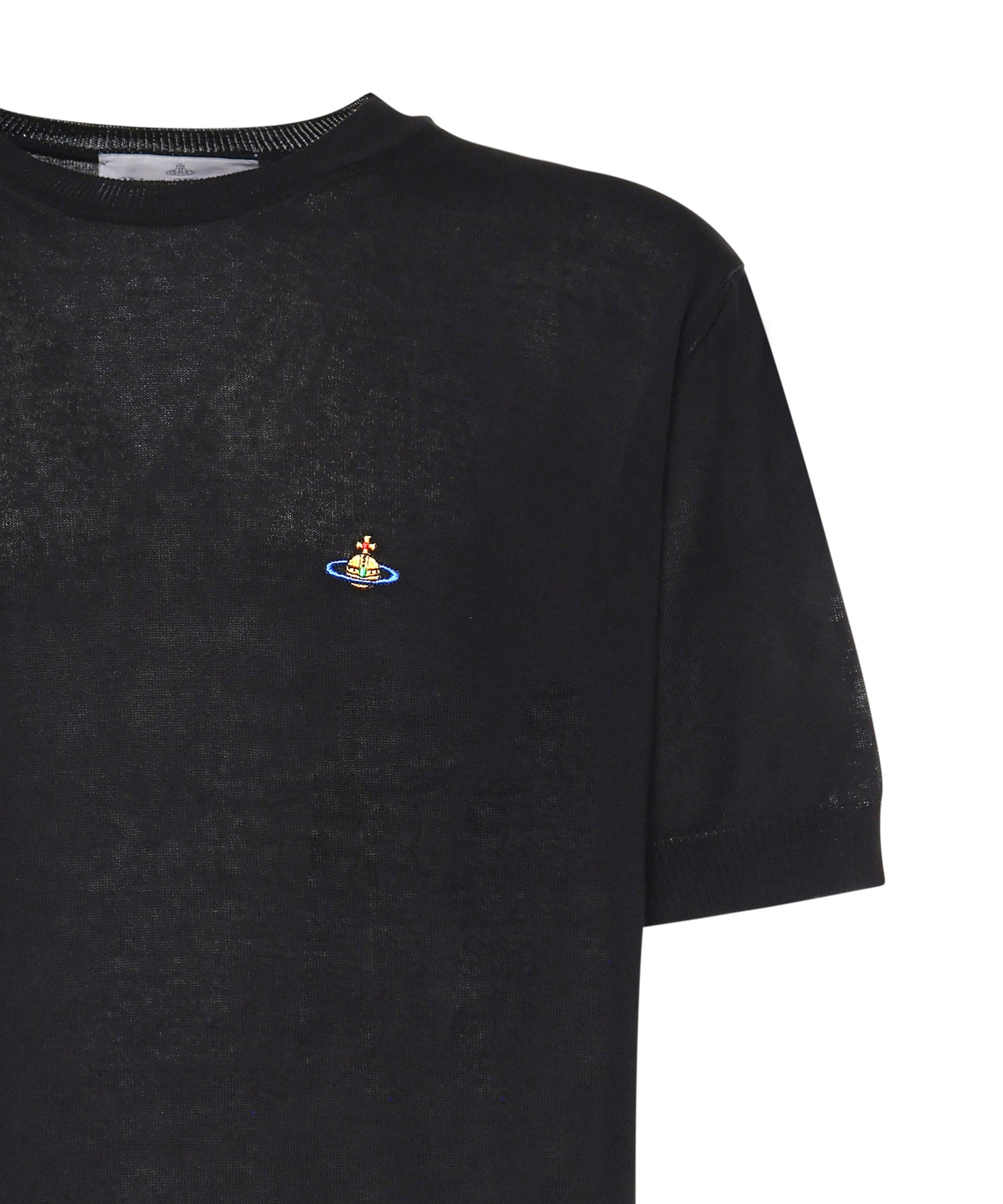 T-shirt Alex in cotone con logo 2701002G Y003FN401 VIVIENNE WESTWOOD 