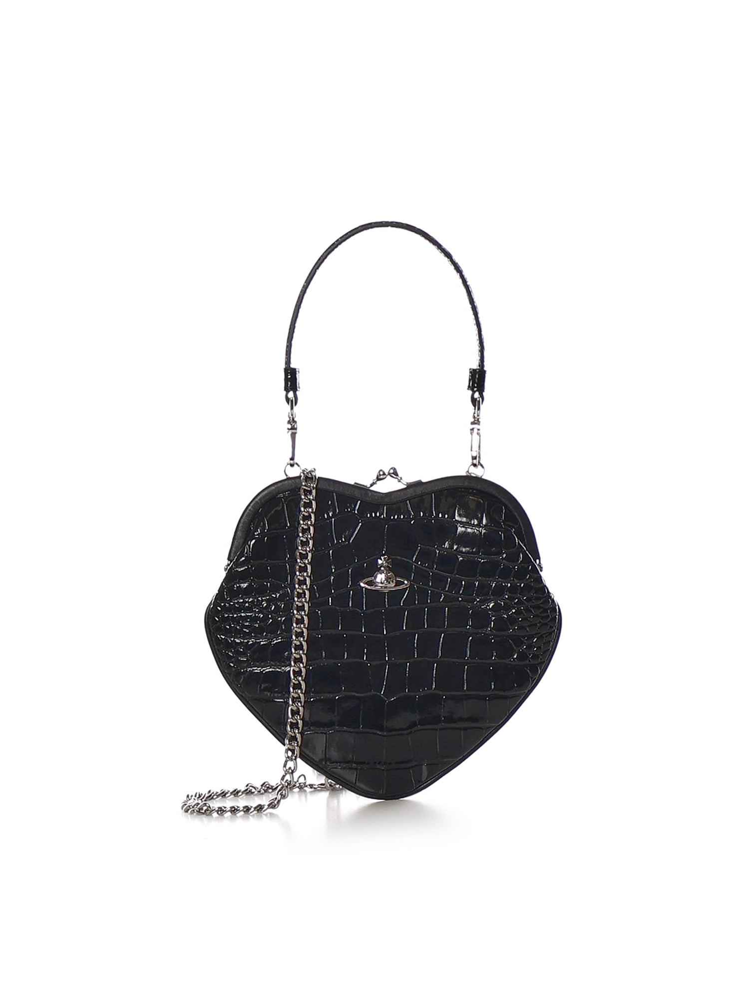 Borsa Belle Heart Frame in pelle 4B01000CW L0098N401 VIVIENNE WESTWOOD 