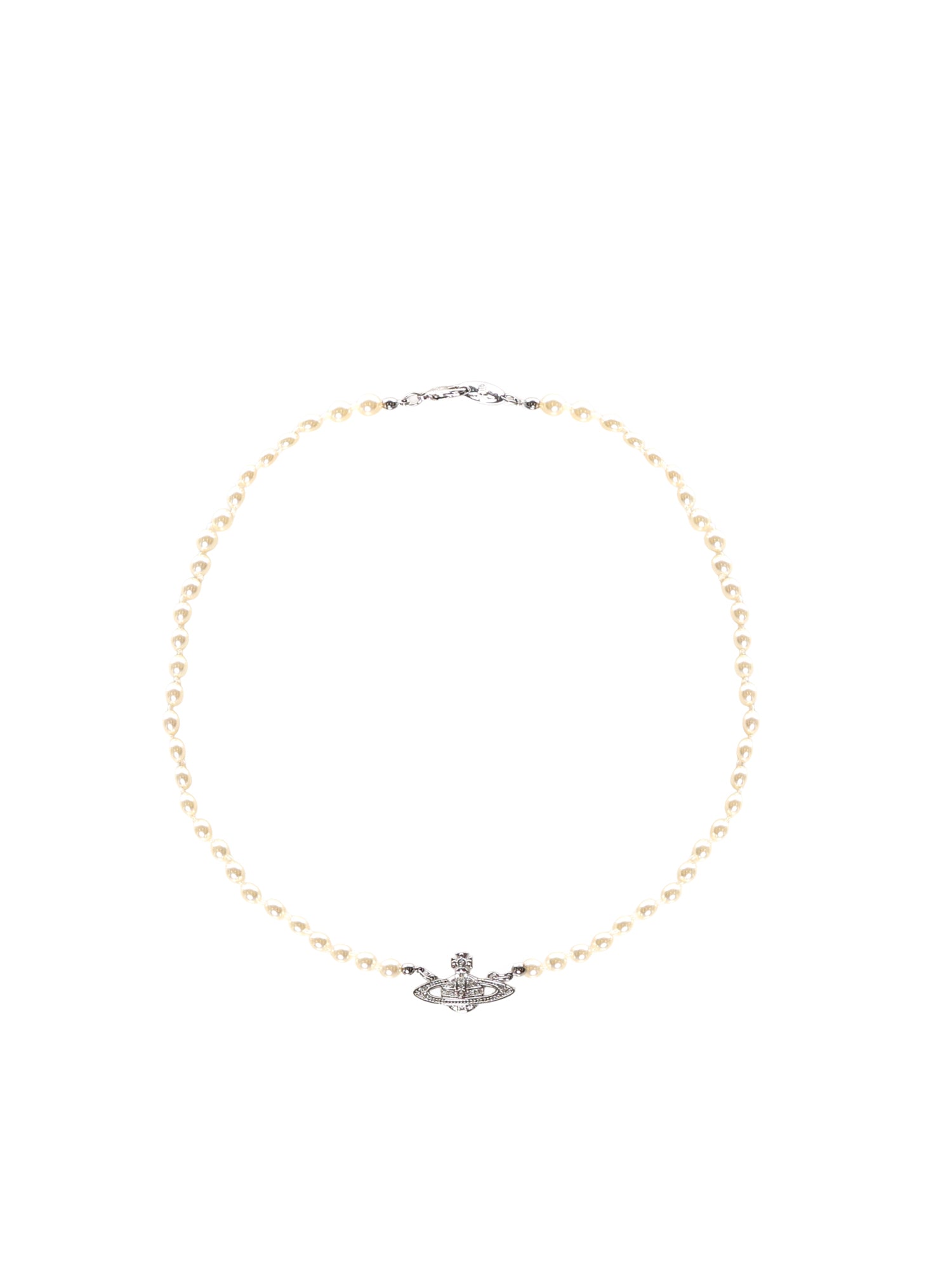 Collana Mini Bas Relief Pearl 63010100 02P104P104 VIVIENNE WESTWOOD 