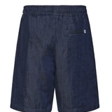 Short Casablanca in lyocell 026SH088DE BLU SCURO WOC 