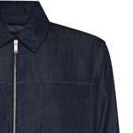 Overshirt Suva in lyocell 026ST150DE BLU SCURO WOC 