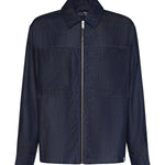 Overshirt Suva in lyocell 026ST150DE BLU SCURO WOC 