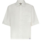 Camicia Nelson in cotone 026ST171PO LATTE WOC 