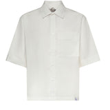 Camicia Nelson in cotone 026ST171PO LATTE WOC 