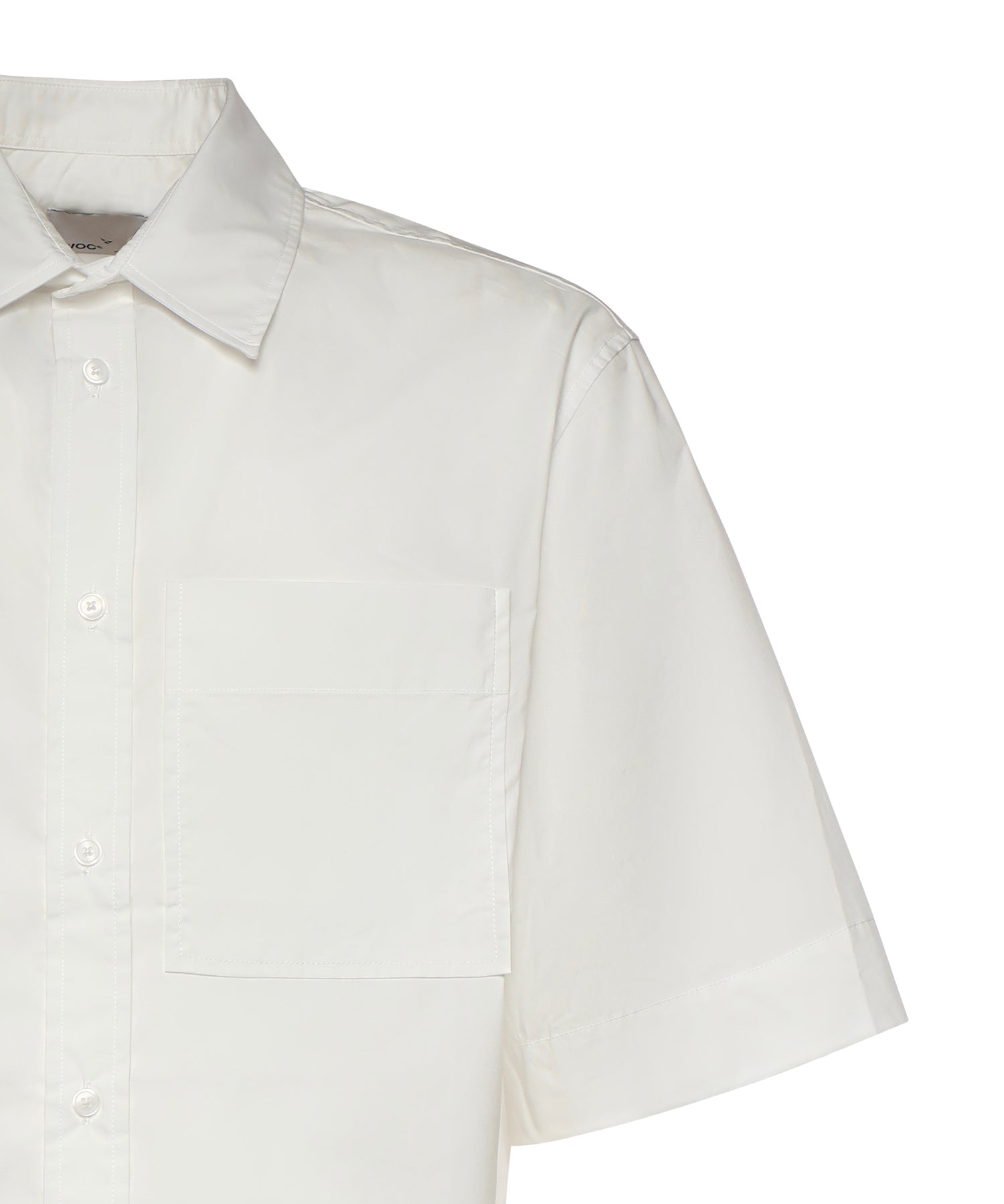 Camicia Nelson in cotone 026ST171PO LATTE WOC 