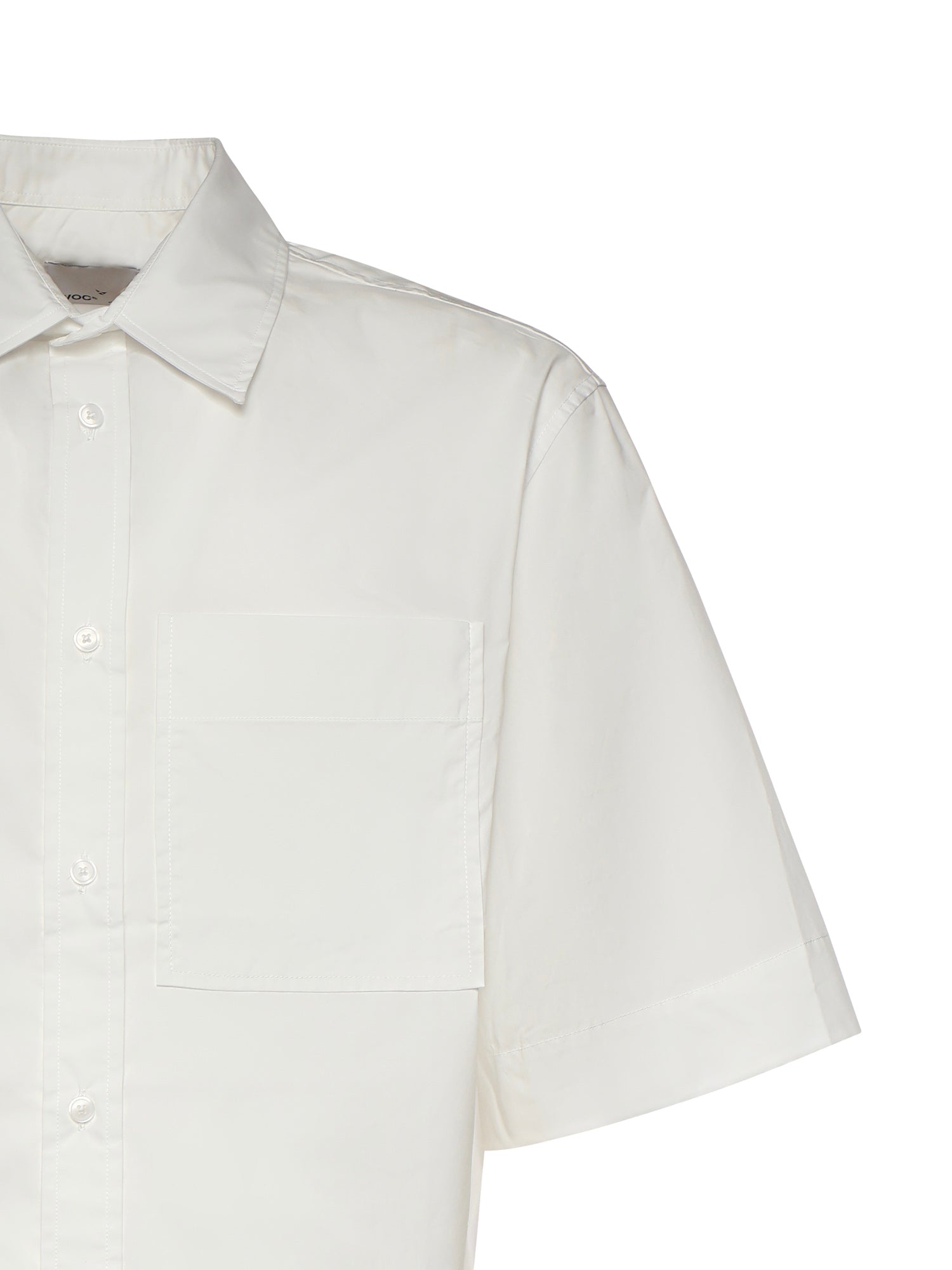 Camicia Nelson in cotone 026ST171PO LATTE WOC 