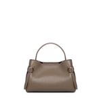 Borsa Gyoza mini in pelle GYOZA MINI PEBBLE GRAIN LEATHER TAUPE YUZEFI 