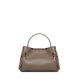Borsa Gyoza mini in pelle GYOZA MINI PEBBLE GRAIN LEATHER TAUPE YUZEFI 