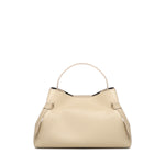 Borsa a mano Gyoza in pelle GYOZA PEBBLE GRAIN LEATHER ANGORA YUZEFI 