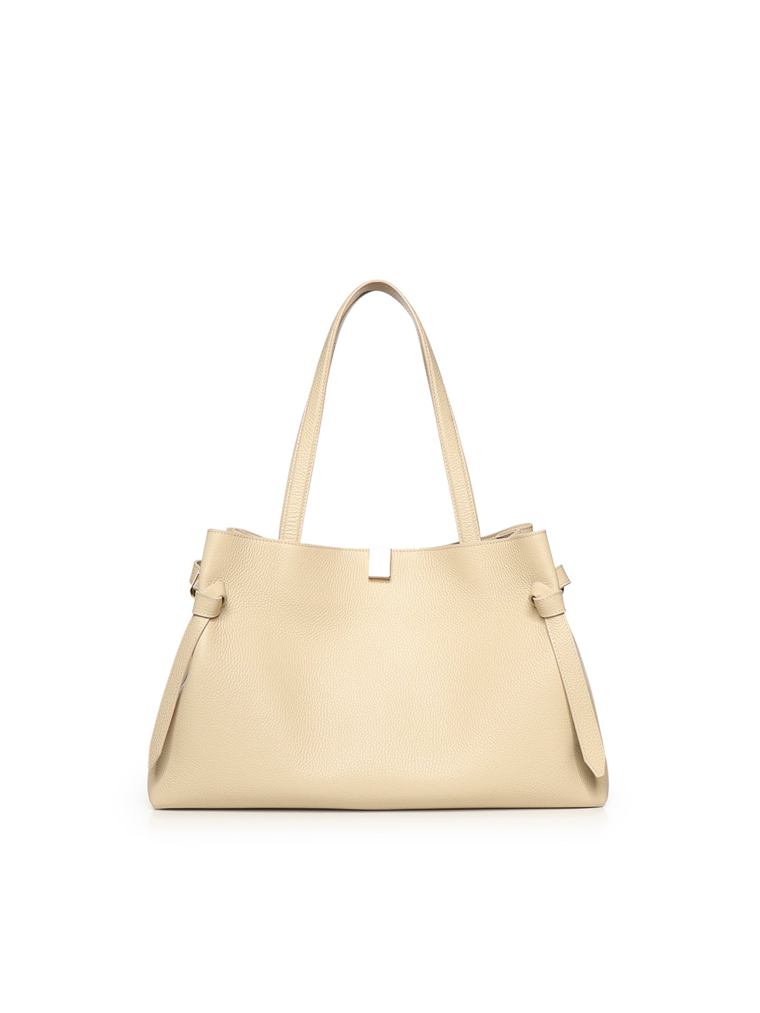 Borsa tote Gyoza in pelle GYOZA TOTE PEBBLE GRAIN LEATHER  YUZEFI 