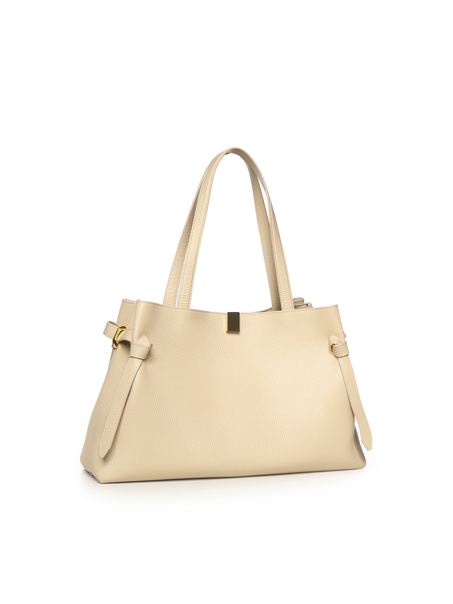 Borsa tote Gyoza in pelle GYOZA TOTE PEBBLE GRAIN LEATHER  YUZEFI 