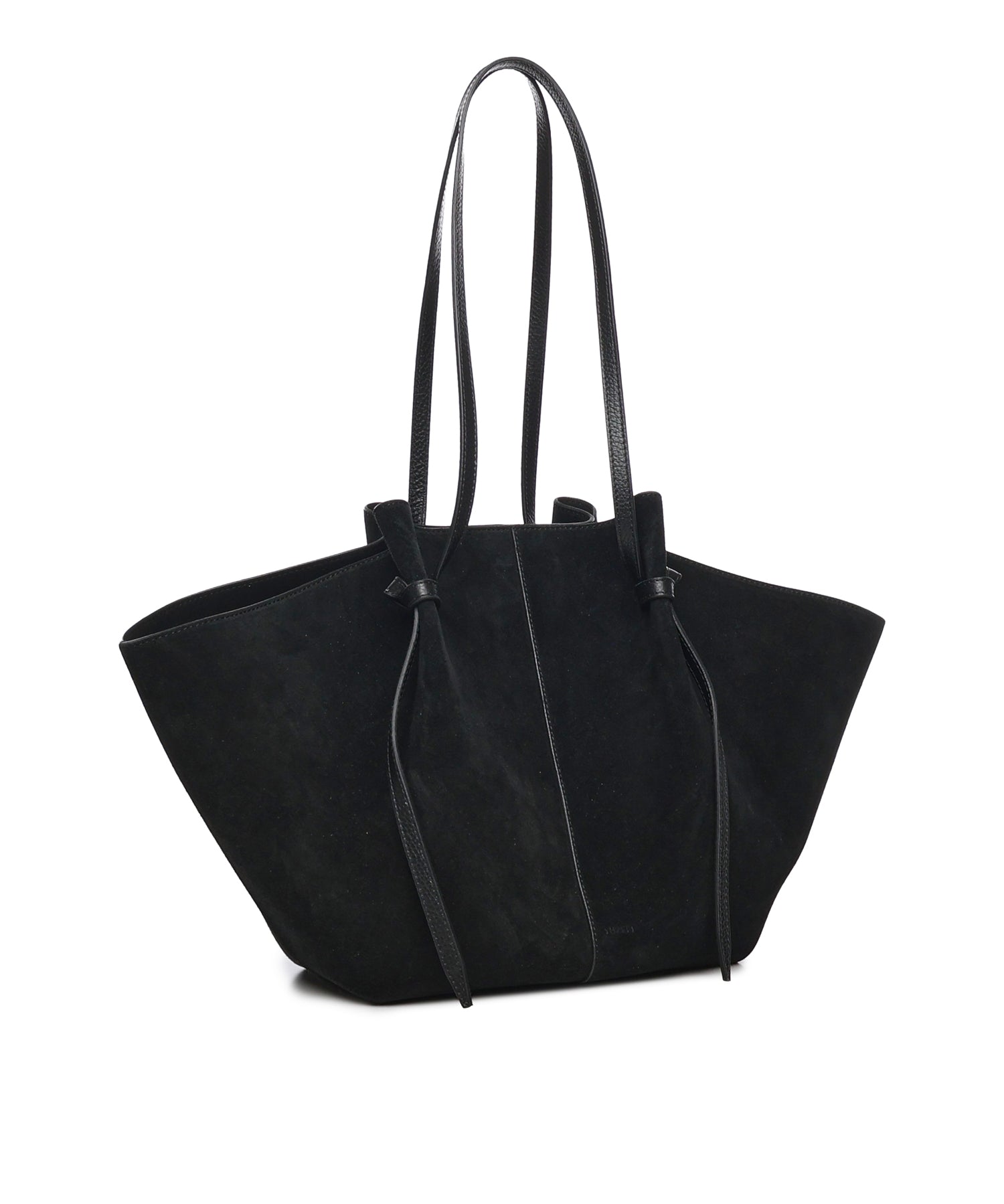 Borsa tote Mochi in pelle scamosciata LARGE MOCHI SUEDE BLACK YUZEFI 